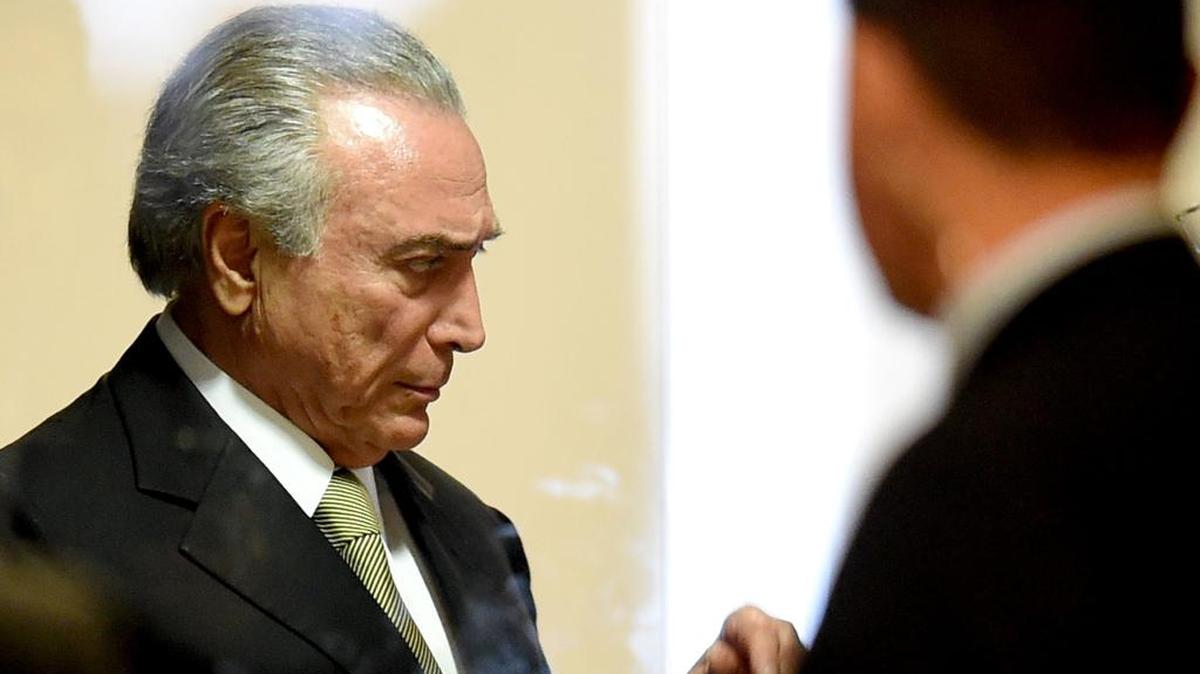 El presidente interino de Brasil, Michel Temer.