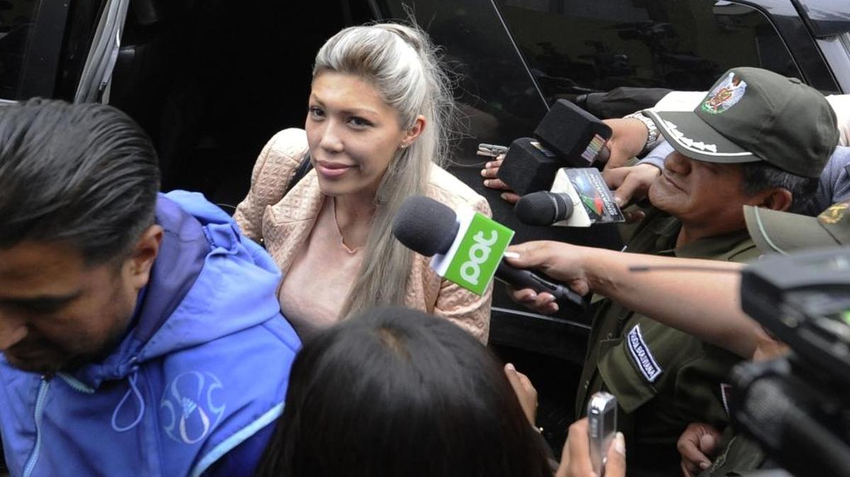 Gabriela Zapata Montano fue arrestada en La Paz bajo cargos de corrupción.