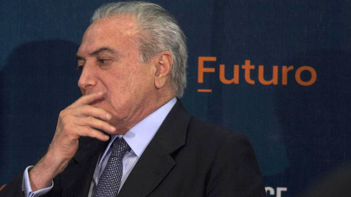 El presidente de Brasil, Michel Temer, asiste una ceremonia en el Hotel Tulip Alvorada con relación al Proyecto Futuro 2(TM) Edición el lunes 28 de noviembre de 2016, en Brasilia (Brasil).