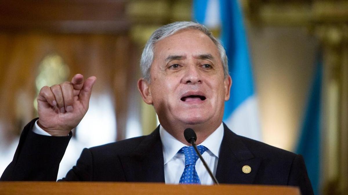 
Otto Perez Molina, presidente de Guatemala, habla en una conferencia de prensa el lunes en Ciudad de Guatemala. 
