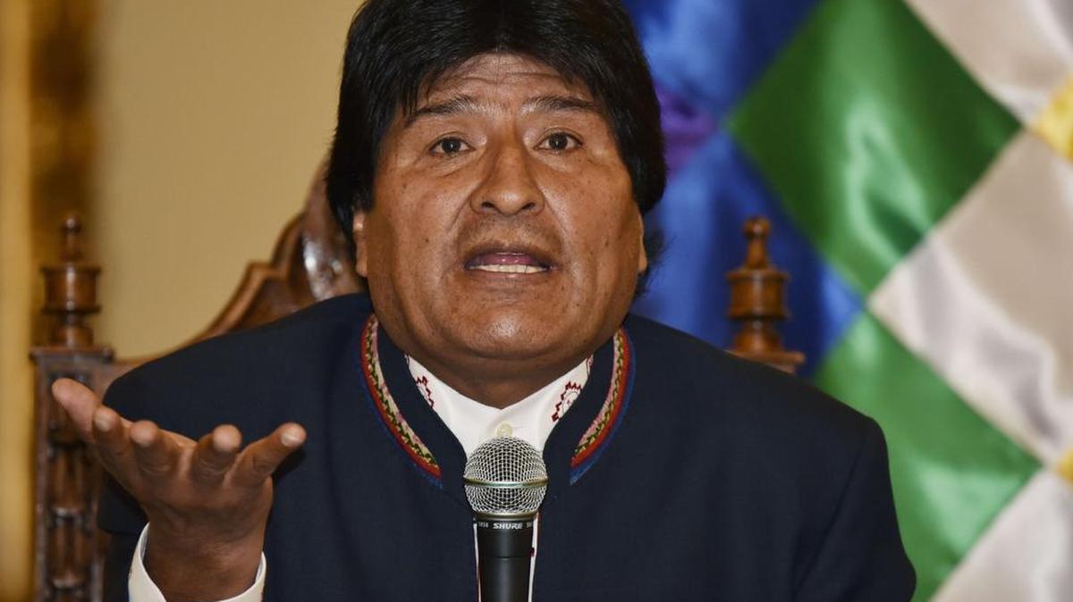 El rpesidente de Bolivia, Evo Morales.
