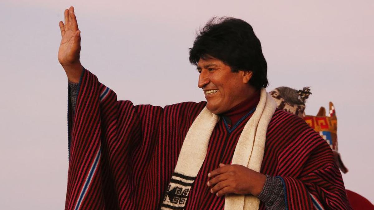 Evo Morales, presidente de Bolivia.