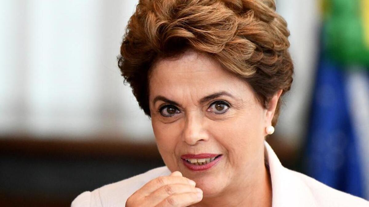 La presidenta brasileña suspendida Dilma Rousseff.