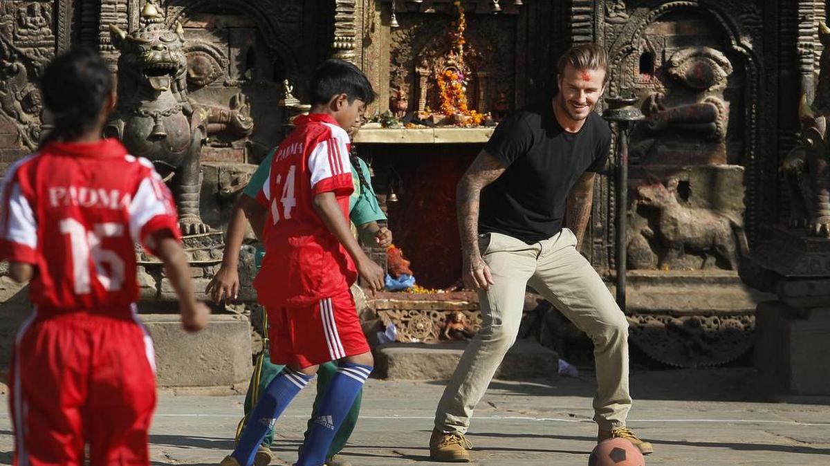 David Beckham está grabando un documental cuyo objetivo es reflejar siete partidos en siete países distintos.