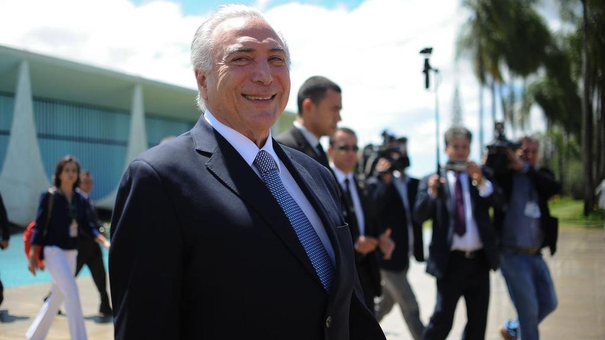 El presidente brasileño, Michel Temer.