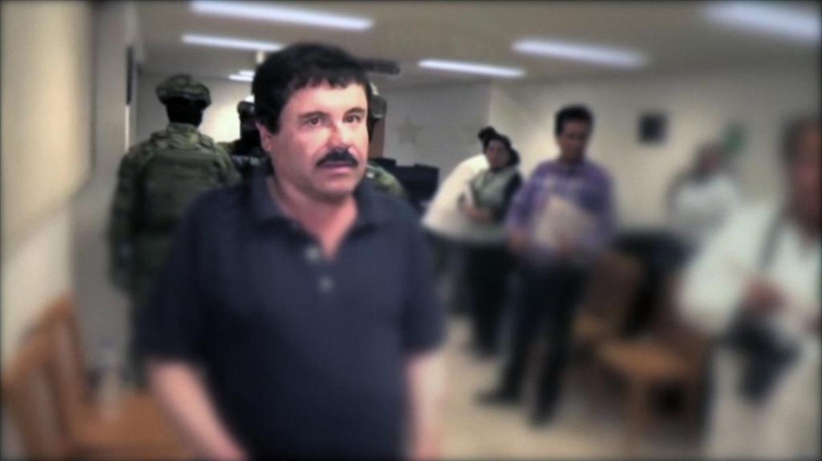 Joaquín "El Chapo" Guzmán en la cárcel.