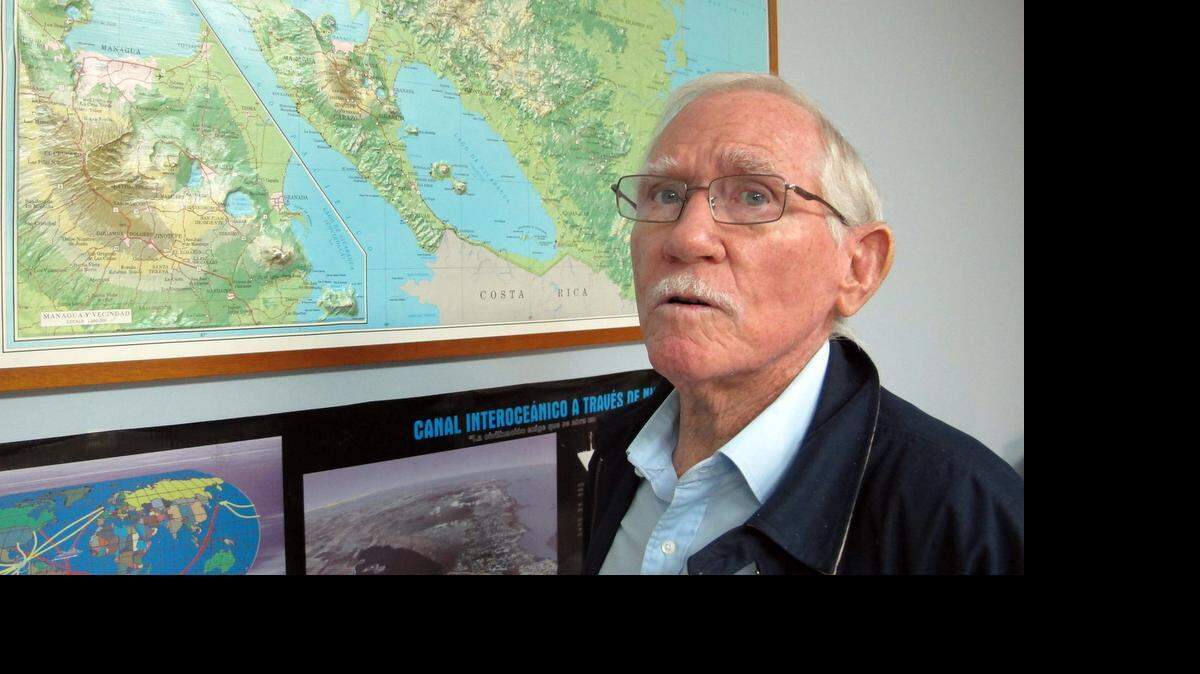 
Manuel Coronel Kautz, director del proyecto del canal de Nicaragua. 
