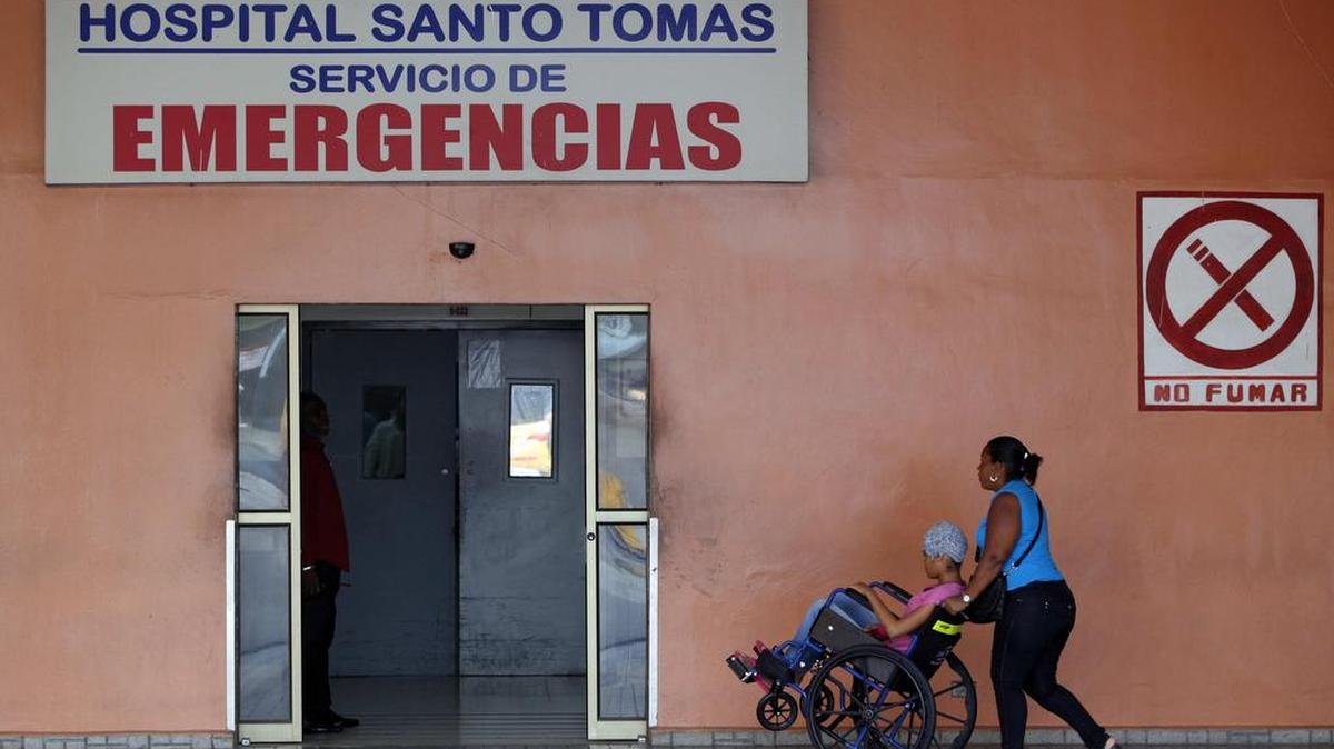 Vista general del Hospital Santo Tomás el martes 7 de marzo de 2017, en la ciudad de Panamá (Panamá), donde está ingresado el exgeneral Manuel Antonio Noriega.