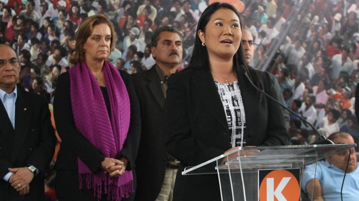 La candidata presidencial peruana Keiko Fujimori, en los tres sondeos gana a sus rivales en una probable segunda ronda electoral, con entre 40 y 50% de votos, y cerca de la mitad del electorado piensa ahora que ella será la próxima Presidenta de Perú. Foto de archivo.