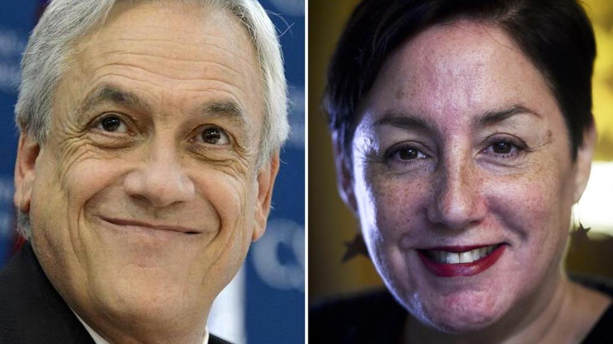 Sebastián Piñera y Beatriz Sánchez