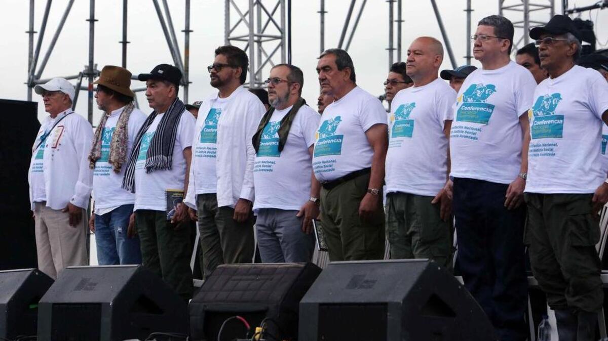 Líderes de las FARC inician conferencia en la que ratificarán el acuerdo de paz.
