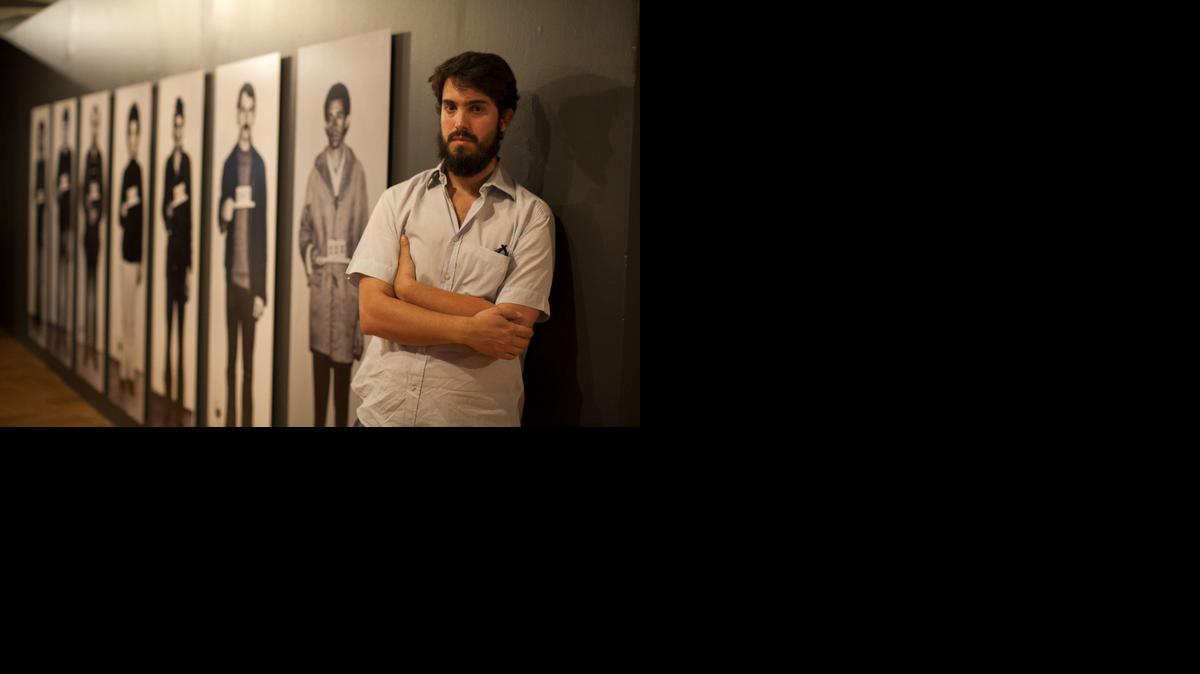 
El fotógrafo portugués João Pina en su exposición ‘Operación Cóndor’ el martes realizada en Sao Paulo, Brasil. 
