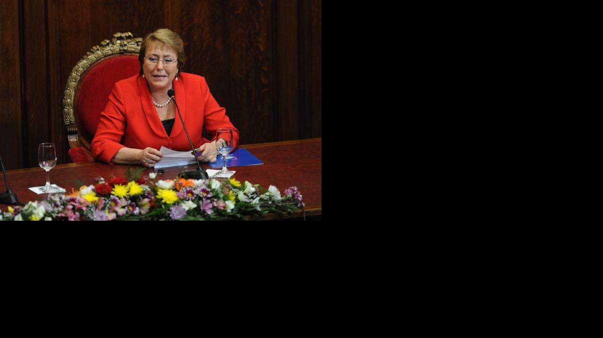 
La presidenta chilena Michelle Bachelet.
