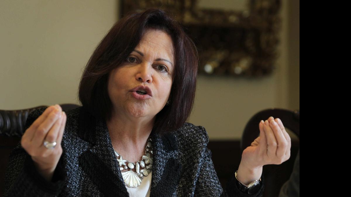
La directora regional de la Organización Internacional del Trabajo (OIT) para América Latina y el Caribe, Elizabeth Tinoco, habla el miércoles en Lima donde alertó que 6 de cada 10 puestos de trabajo para jóvenes se encuentran en la informalidad.
