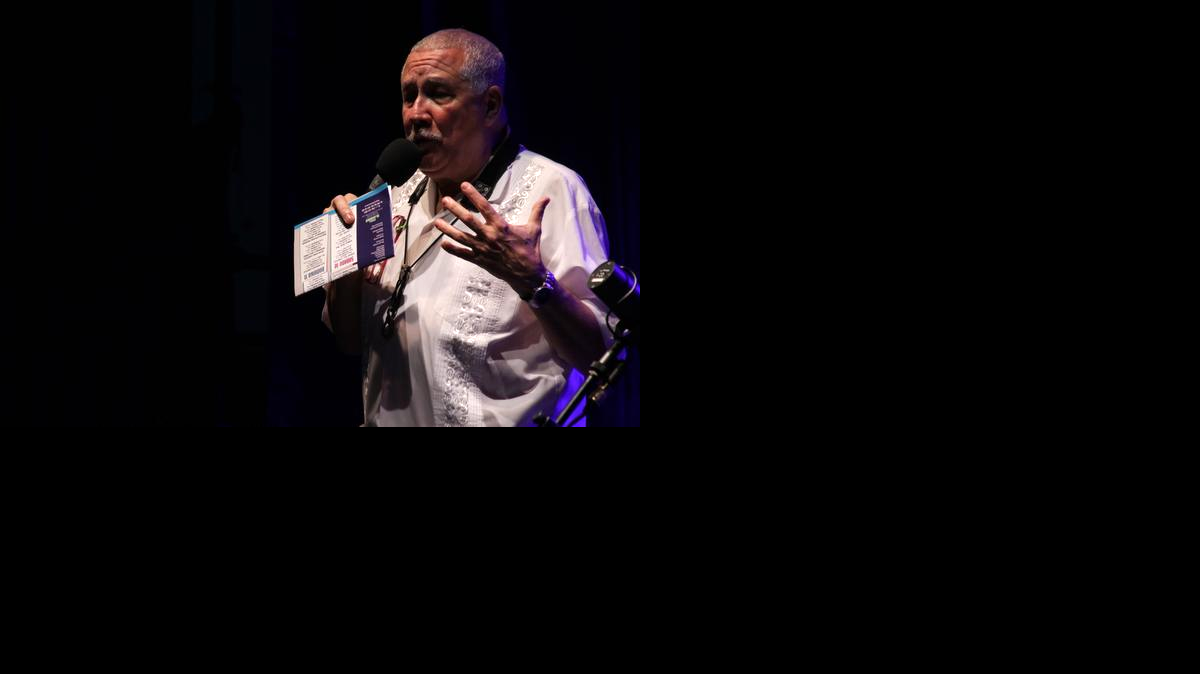 
Fotografía cedida por Gabriel Rousserie de Paquito D'Rivera, músico cubano, durante el Festival de Jazz de Punta del Este (Uruguay) el jueves 8 de enero de 2015. 