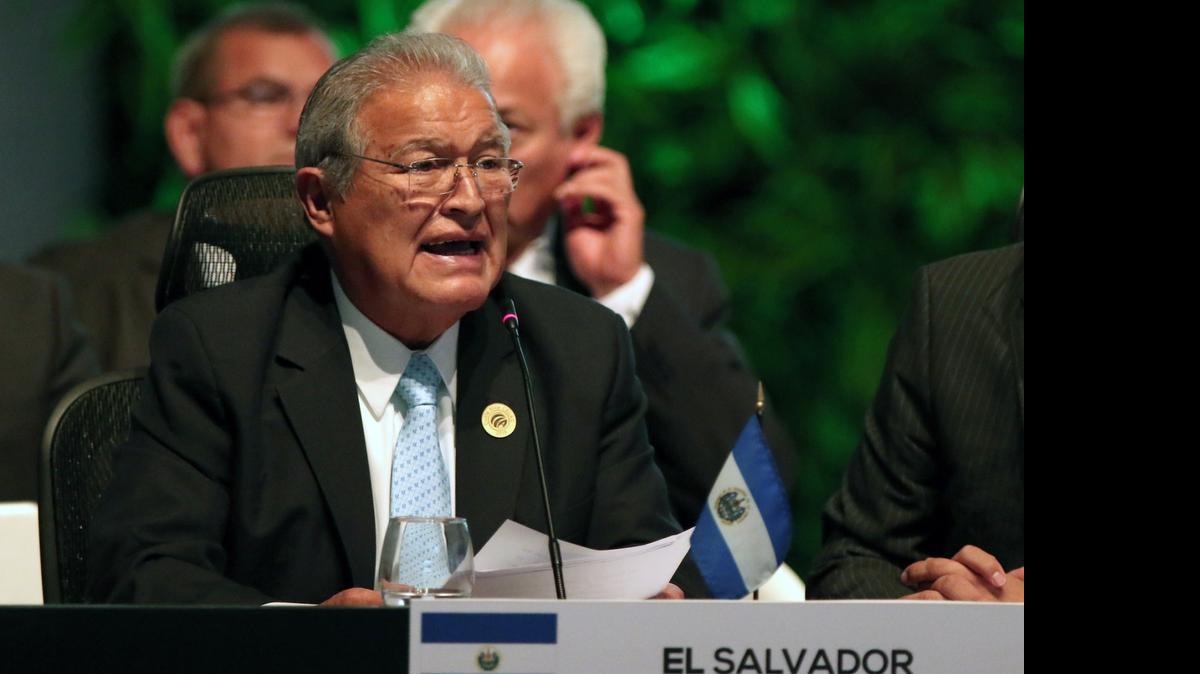 
El presidente de El Salvador, Salvador Sánchez Cerén, durante la inauguración de la III Cumbre de la Celac, en Costa Rica, en enero pasado.
