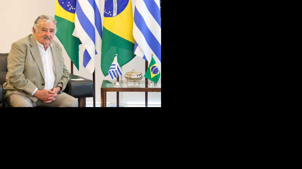 
El presidente de Uruguay, José Mujica, en Planalto, el palacio presidencial de Brasil, a inicios de noviembre durante una visita oficial a ese país.
