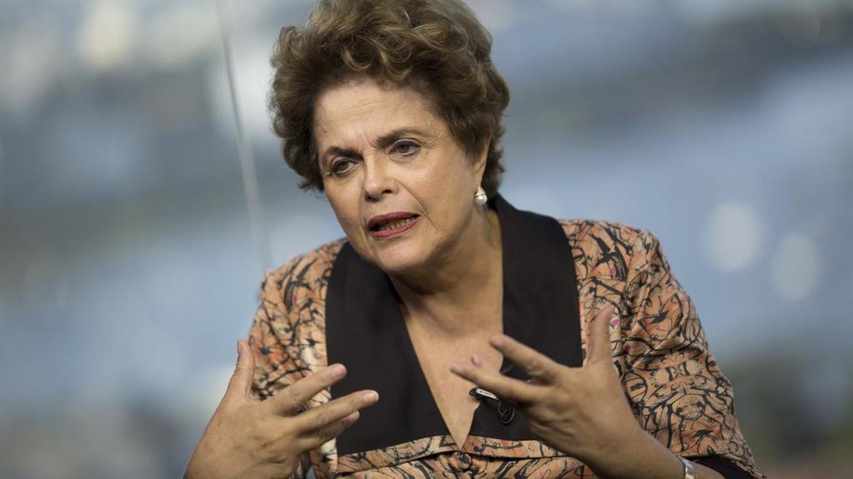 La ex presidenta de Brasil, Dilma Rousseff durante una entrevista en Río de Janeiro el viernes 14 de julio de 2017.