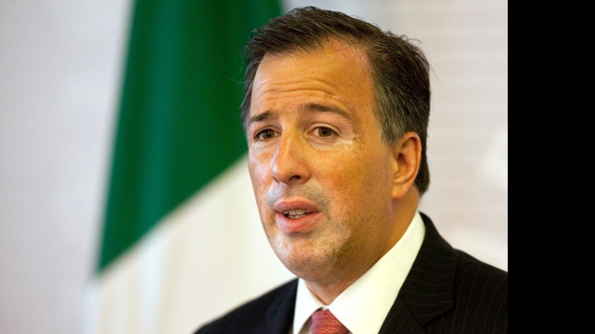 
El secretario de Relaciones Exteriores mexicano, José Antonio Meade. 