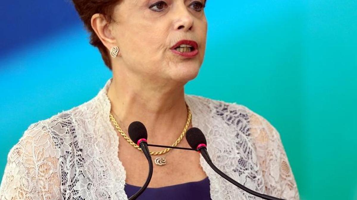 La presidenta de Brasil Dilma Rousseff.