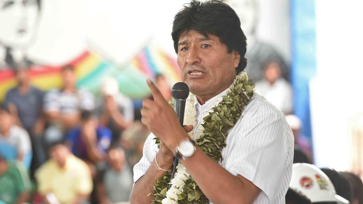 El presidente de Bolivia, Evo Morales, en Cochabamba (Bolivia).