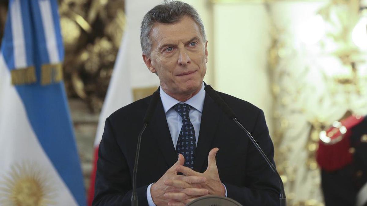 El presidente argentino, Mauricio Macri, participa en una rueda de prensa el lunes 21 de noviembre de 2016, en la Casa Rosada de Buenos Aires (Argentina).