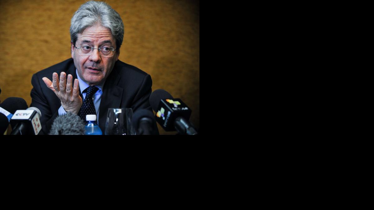 
El ministro de Asuntos Exteriores y de Cooperación de Italia, Paolo Gentiloni, durante una conferencia de prensa el jueves en La Habana.
