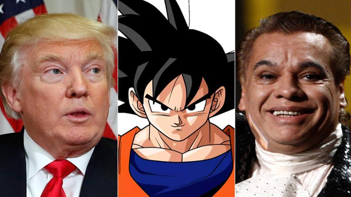Donald Trump, Goku y Juan Gabriel.