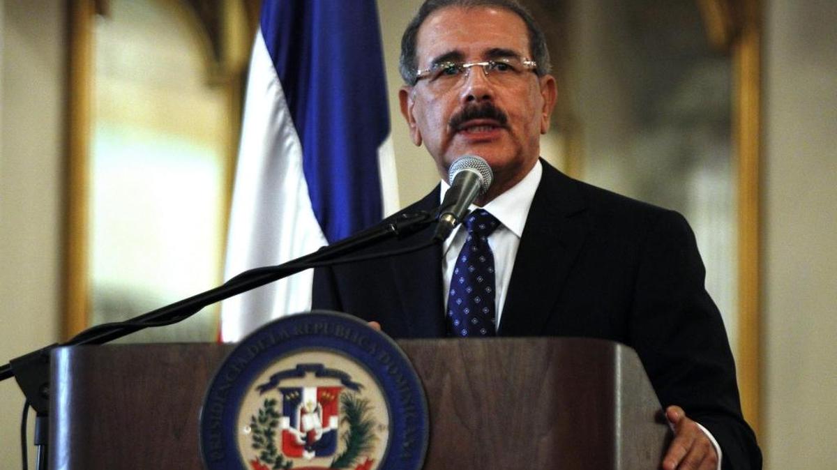 El presidente de República Dominicana, Danilo Medina. El mandatario calificó el domingo los sucesos de “bochornoso” y completamente ajenos a lo que ha sido la traición del oficialismo al momento de realizar procesos similares.