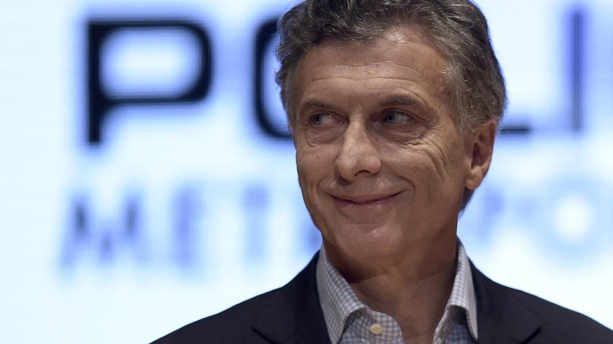 El candidato presidencial opositor Mauricio Macri.