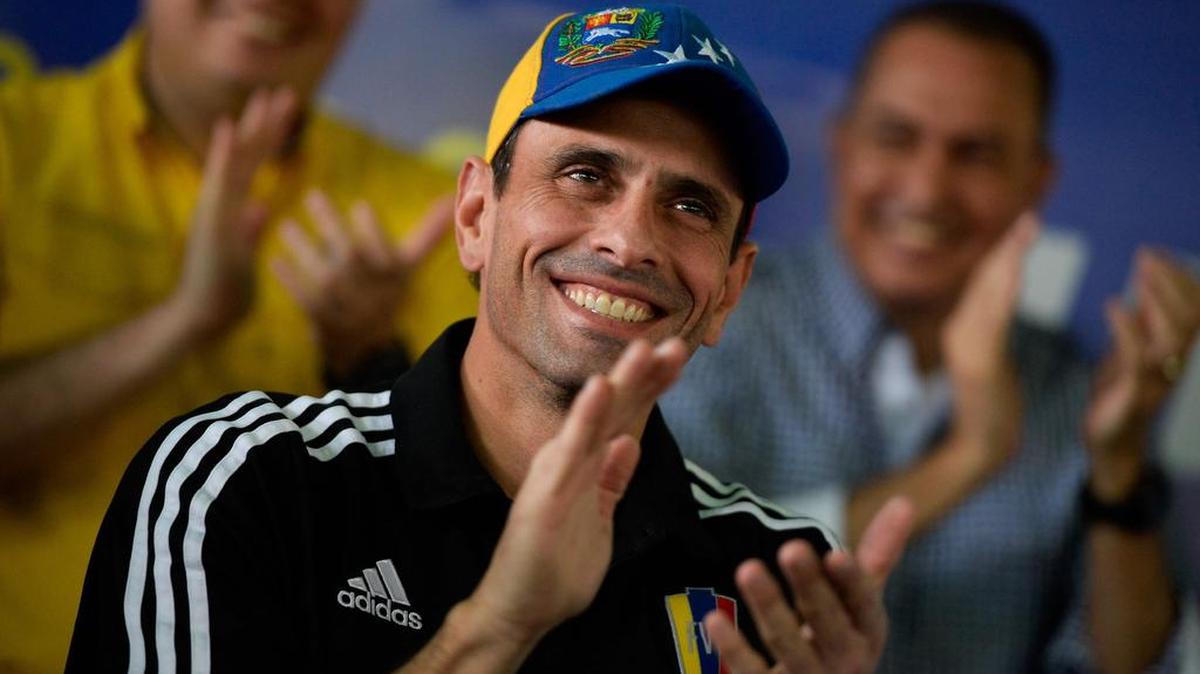 El líder opositor venezolano Henrique Capriles.