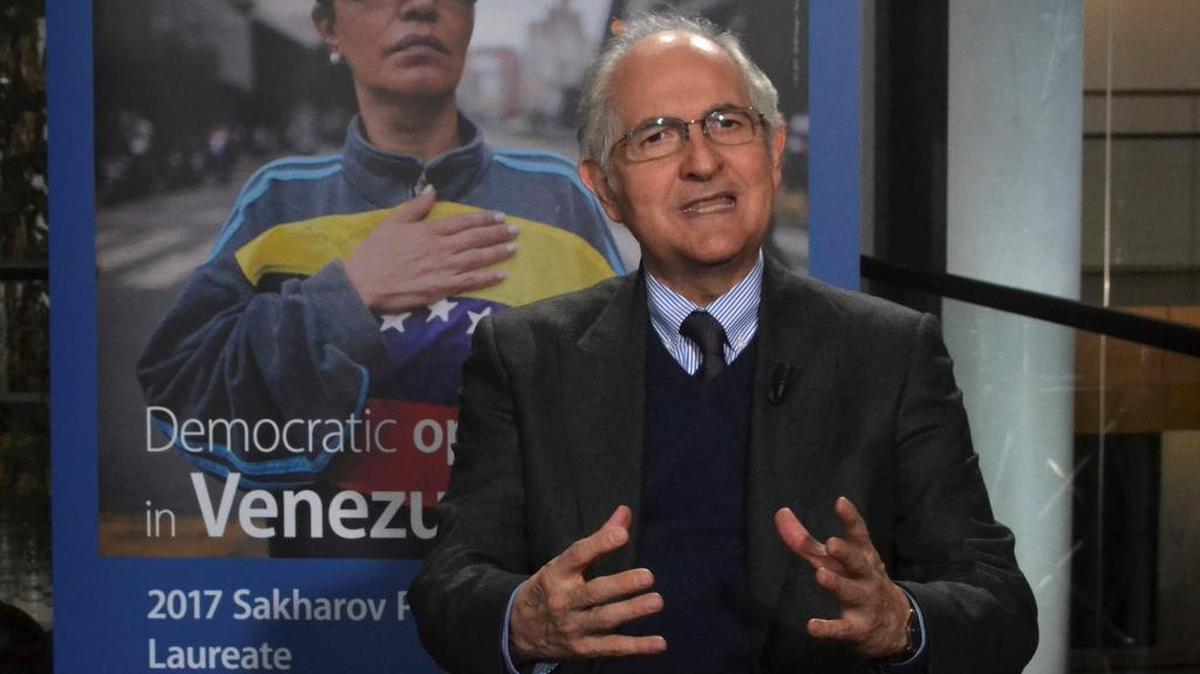 El líder opositor venezolano Antonio Ledezma.