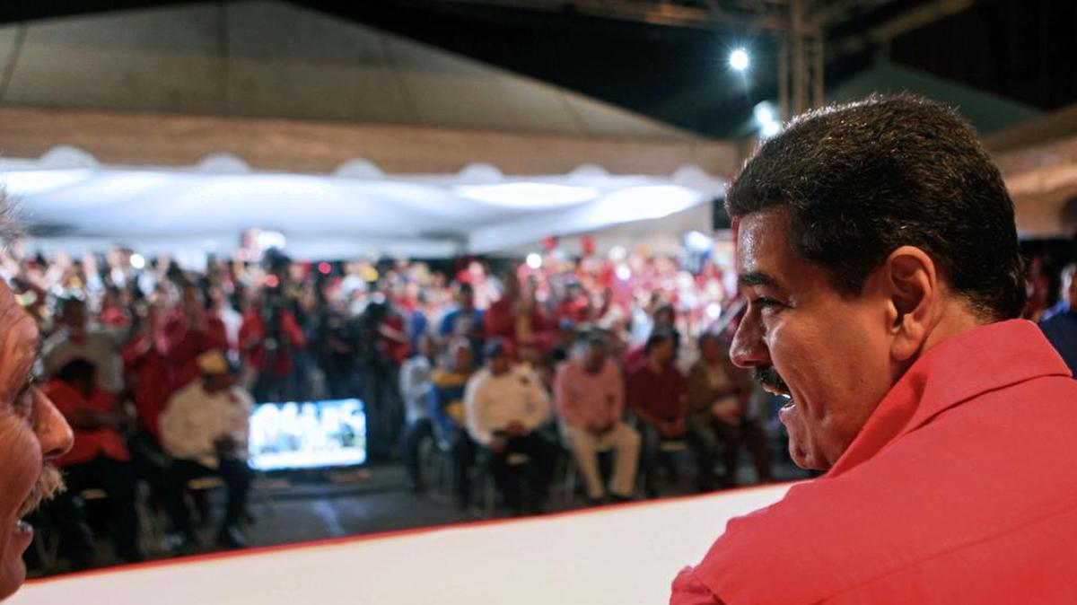 El presidente venezolano, Nicolás Maduro durante una cto en Caracas.