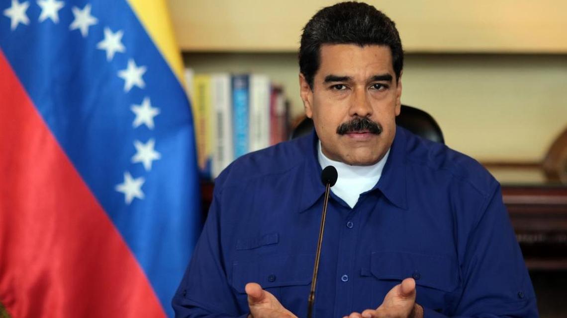 El presidente venezolano Nicolás Maduro habla en una reunión de la comisión de la Asamblea Constituyente, en julio del 2017 en Caracas