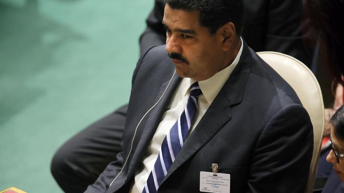 
El presidente de Venezuela, Nicolás Maduro, durante la Asamblea General de la ONU realizada en Nueva York, en septiembre.
