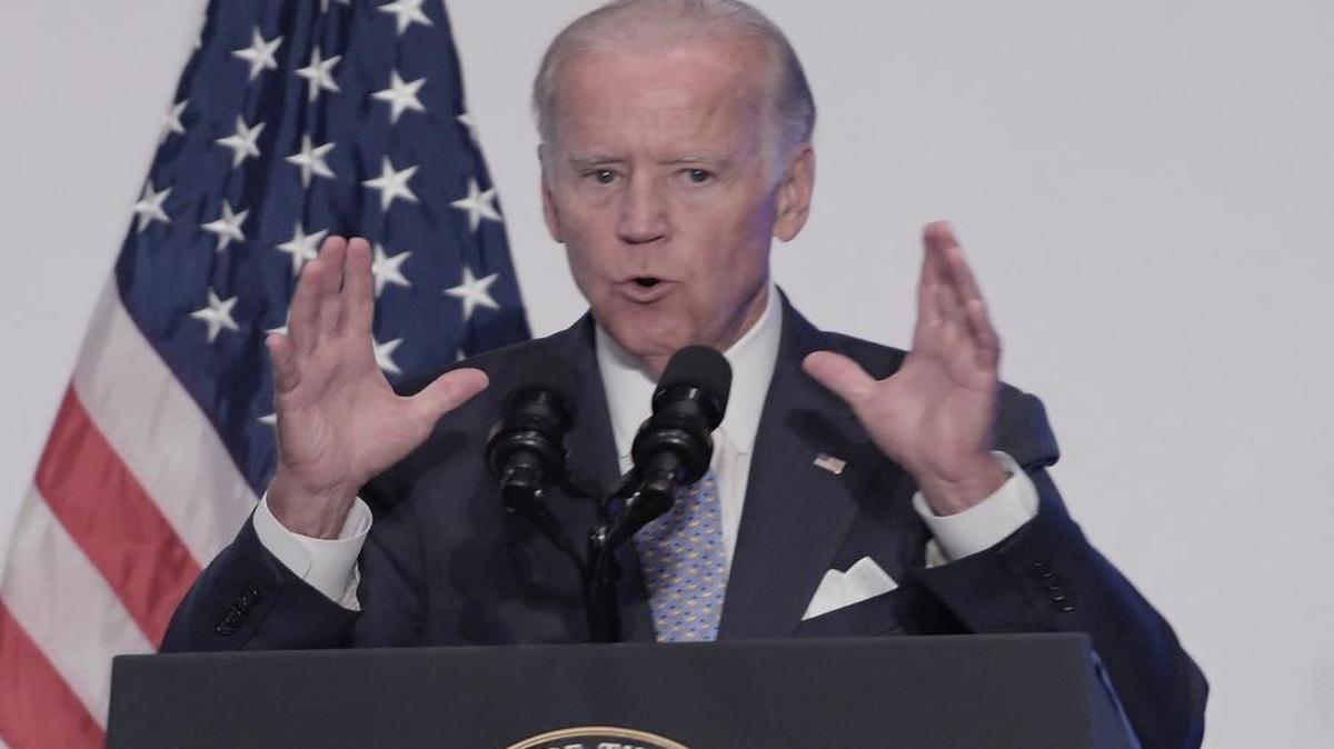 El vicepresidente de EEUU, Joseph Biden, habla durante la XX conferencia anual del Banco de Desarrollo de América Latina-CAF el miércoles 7 de septiembre de 2016, en Washington.