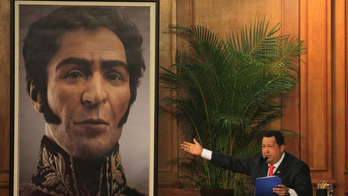 El ex presidente de Venezuela, Hugo Chávez el martes 24 de julio de 2012.