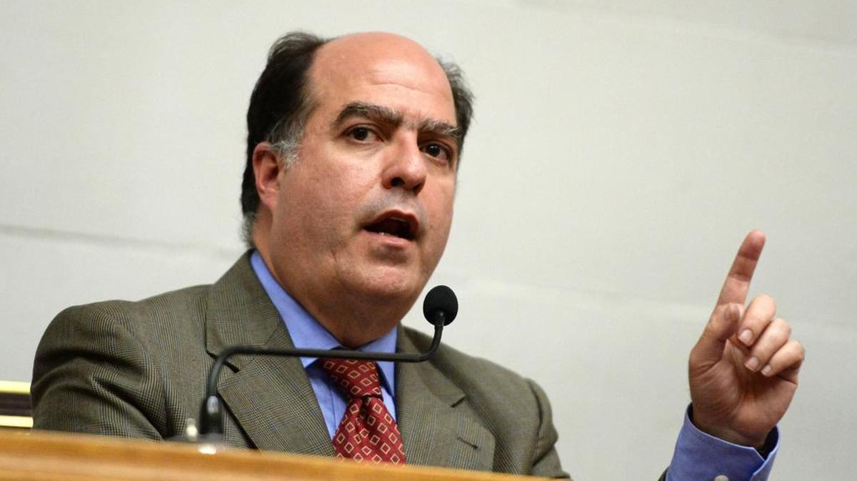 El presidente de la Asamblea Nacional (AN, Parlamento) venezolana, el opositor Julio Borges.