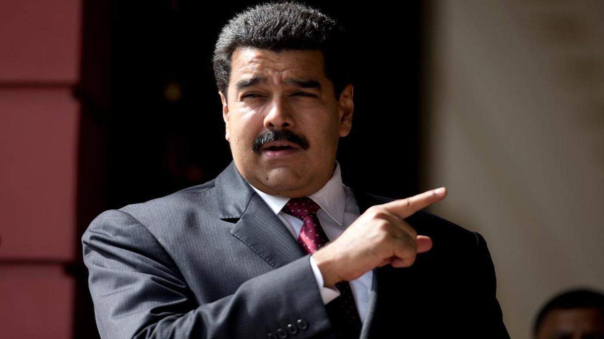 El gobernante venezolano Nicolás Maduro en el Palacio de Miraflores en Caracas el 16 de mayo del 2014.