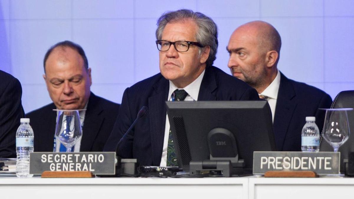 Luis Almagro, secretario general de la OEA, durante la Asamblea General de la organización el 14 de junio en Santo Domingo.