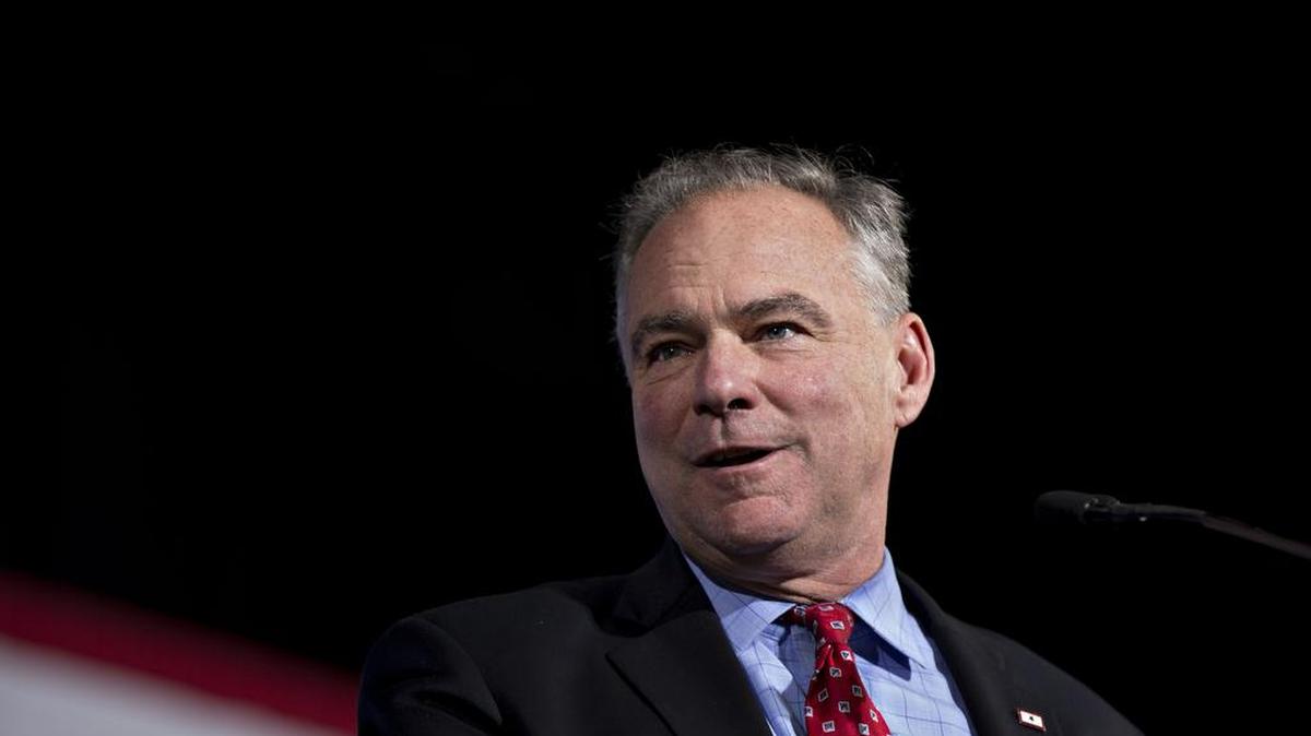 El candidato demócrata a vicepresidente de Estados Unidos, Tim Kaine.