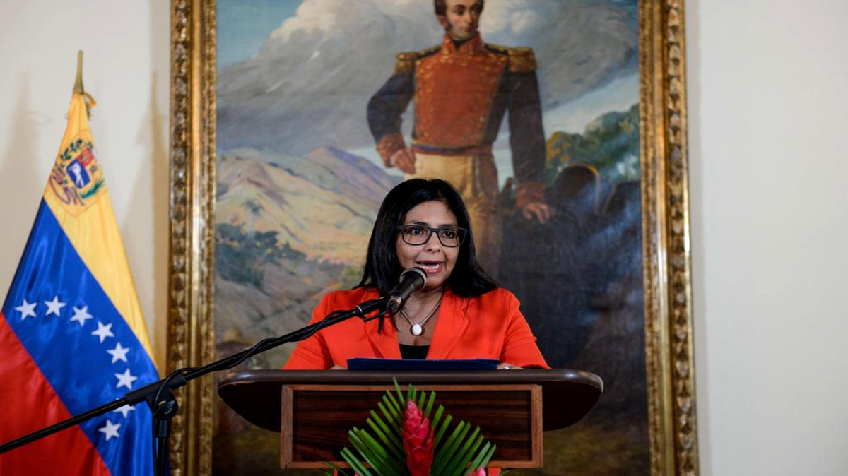 
La canciller venezolana, Delcy Rodríguez. 