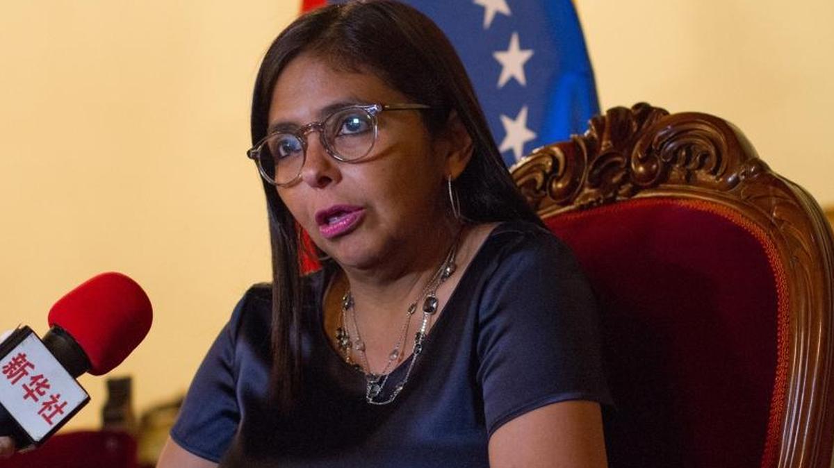 La presidenta de la Asamblea Nacional Constituyente de Venezuela, Delcy Rodríguez, en septiembre del 2017.