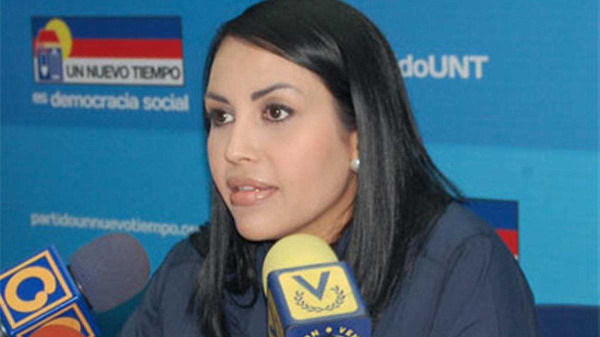 Delsa Solórzano, presidenta de la comisión de Interior de la Asamblea Nacional de Venezuela.