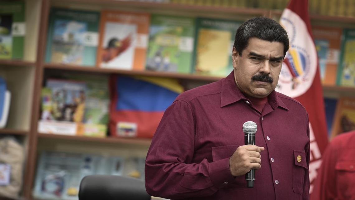 El gobernante venezolano Nicolás Maduro durante un acto político en Caracas el 28 de octubre del 2016.