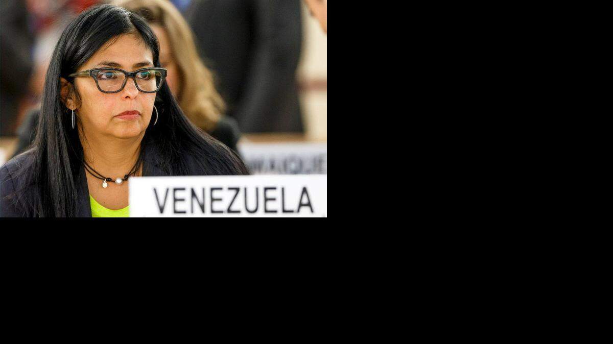 La canciller de Venezuela, Delcy Rodríguez