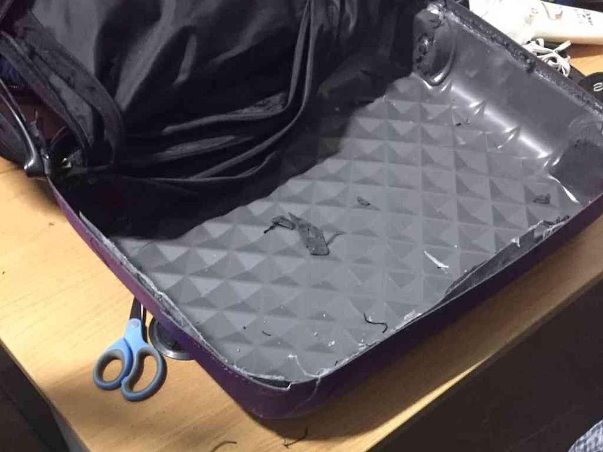 El paquete de cocaína que le encontraron a una venezolana en un aeropuerto de Kenia.