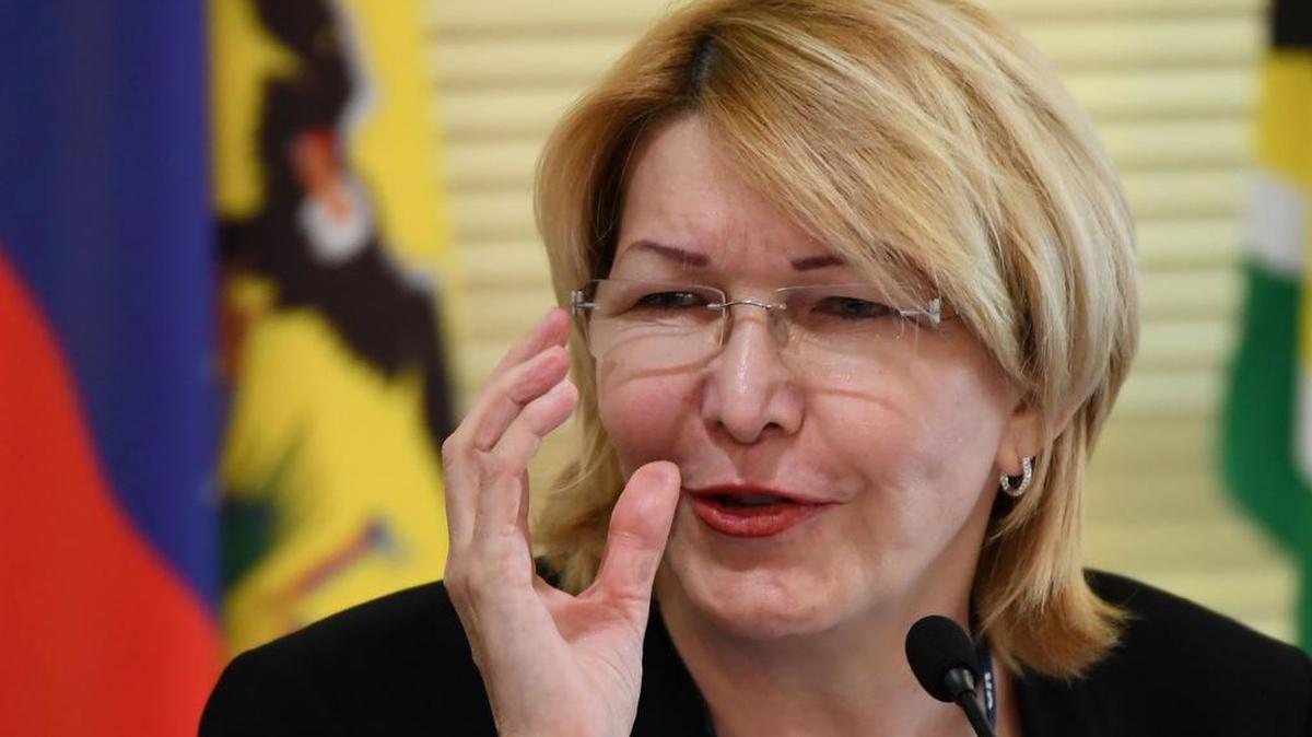 La ex fiscal venezolana, Luisa Ortega, durante su visita a Brasil el 23 de agosto de 2017,
