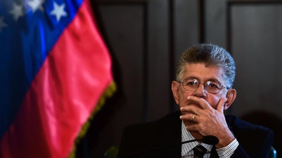 El presidente del Parlamento venezolano, Henry Ramos Allup.