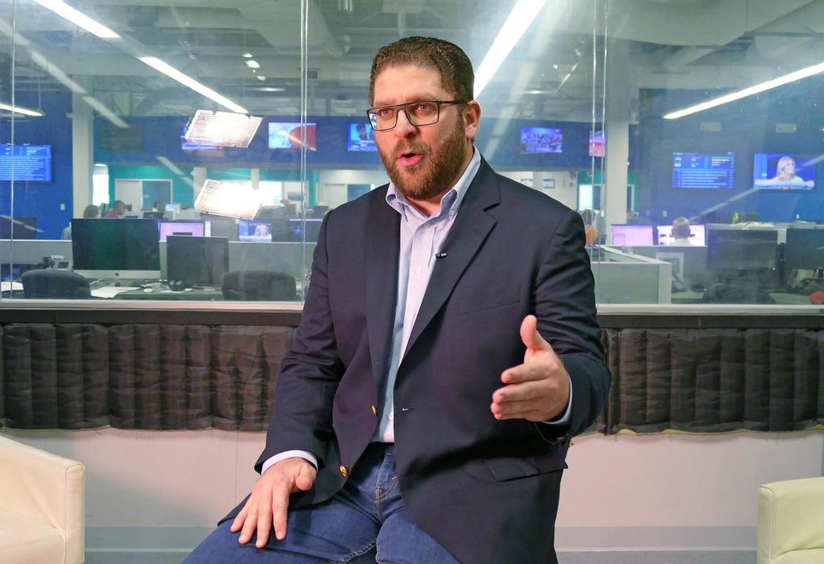 Gustavo Marcano, alcalde de Lechería, en entrevista con el Nuevo Herald.